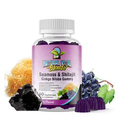 Seamoss + Shilajit Gummies by Natural Vital Blends